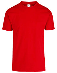 playera para caballero roja