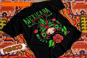 Estampado para camiseta mexicano