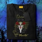 Playera Catrina Dorada