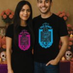 playeras estampadas tipo papel picado