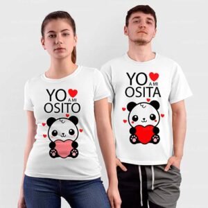 Parejas Combo de playeras estampadas para el dia de del amor