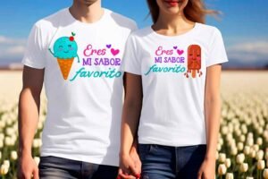 Duo de Camisetas Para Parejas