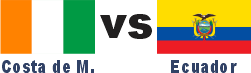 Costa de Marfil vs Ecuador Copa Del Mundo 2026