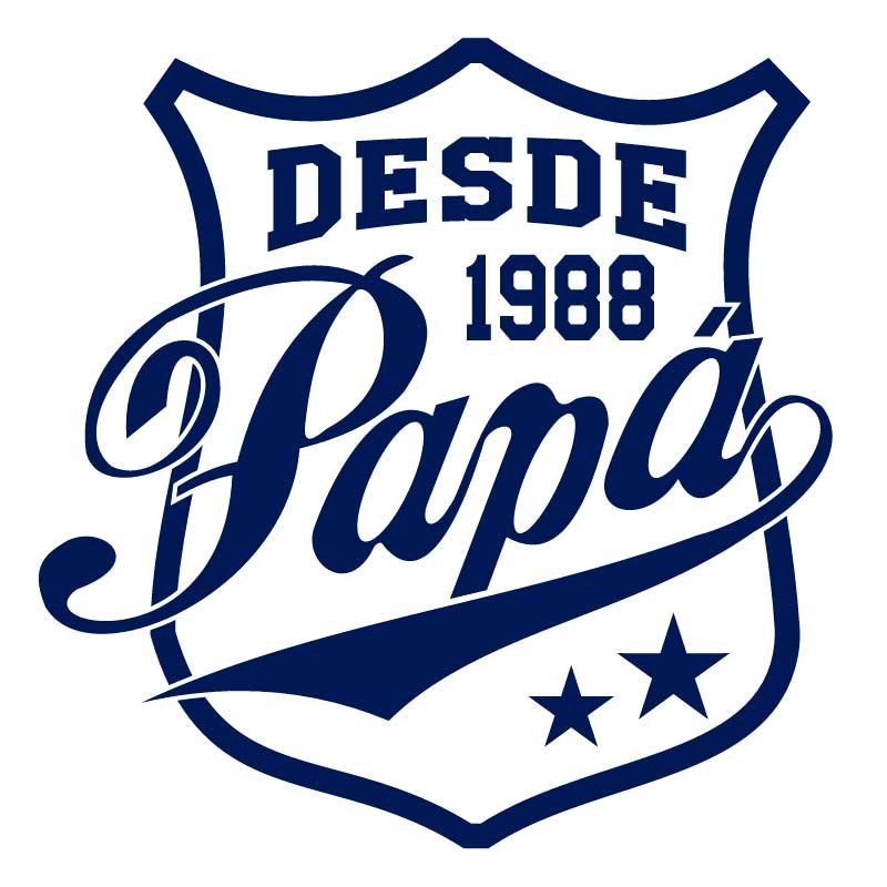 Diseño de playera personalizada Desde 1988 para regalo del Día del Padre