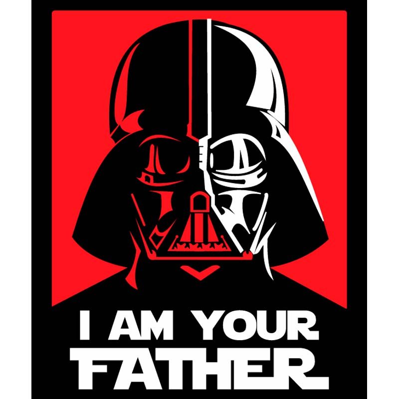 Playera I Am Your Father para Día del Padre con diseño inspirado en galaxias y cultura geek.