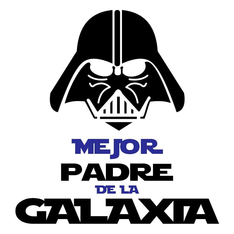 Diseño de playera personalizada estilo galaxia para papá