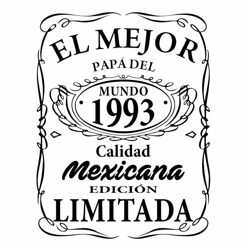 Diseño vintage para playera personalizada del Día del Padre edición limitada mejor papá del mundo