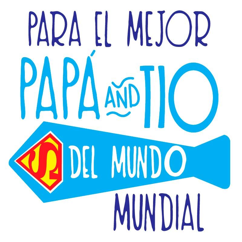 Diseño divertido para playera personalizada del Día del Padre para papá y tío con estilo de superhéroe