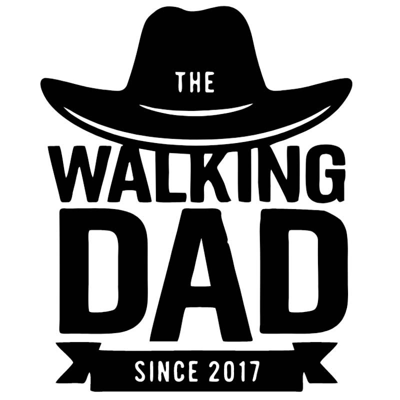 Playera The Walking Dad personalizada para Día del Padre con diseño divertido y moderno.