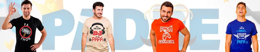Playeras personalizadas para Día del Padre con diseños gamer, DJ y superhéroes para regalos originales en CDMX.