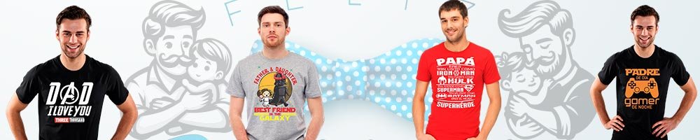Playeras personalizadas para Día del Padre con diseños geek, gamer, superhéroes y frases divertidas para papá en CDMX.
