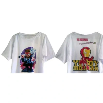 Sublimación en playeras personalizadas en CDMX
