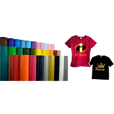 Vinil textil de colores para playeras personalizadas en CDMX